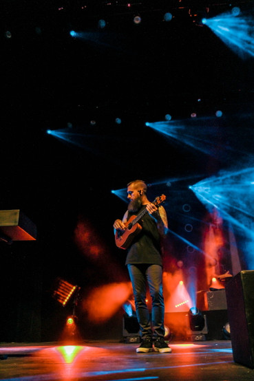 Mother Mother performing in Regina, SK at the Conexus Arts Centre.