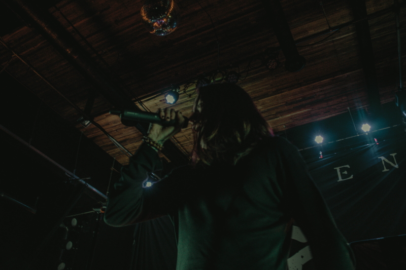 Post-hardcore/metalcore band Bad Omens performing at Winnipeg's Park Theatre.