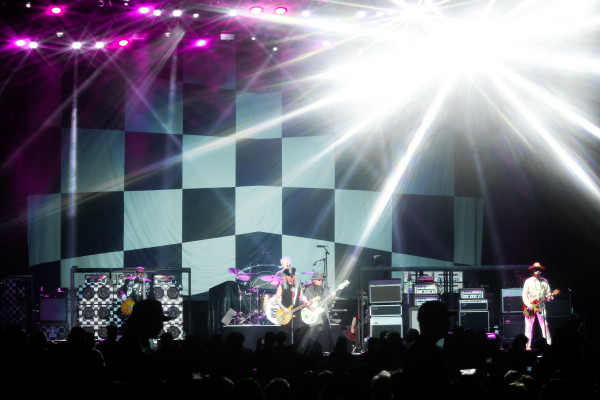 Cheap Trick performing in Regina, SK on the Brandt Centre stage.