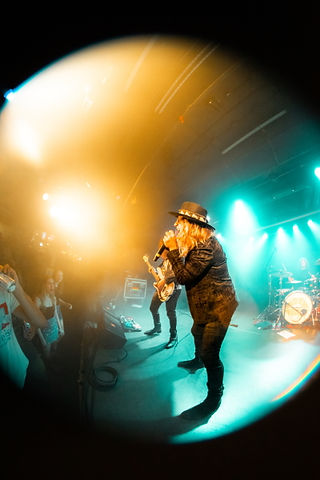 Dirty Honey rocking the stage of Louis' in Saskatoon, SK.