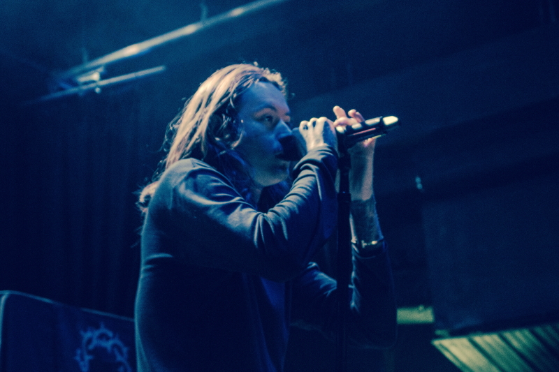 Post-hardcore/metalcore band Bad Omens performing at Winnipeg's Park Theatre.