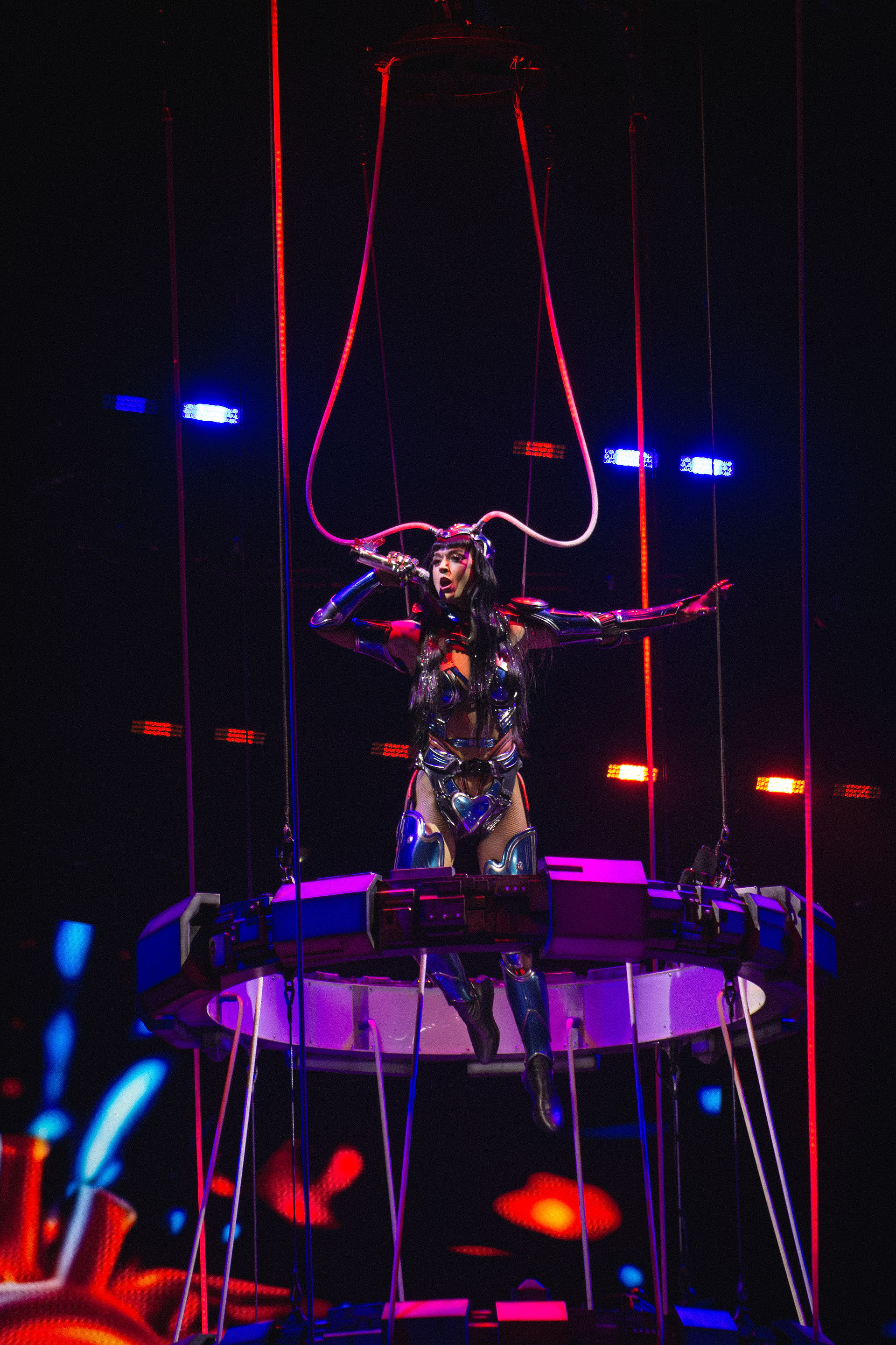 Katy Perry performing at the Honda Center in Anaheim, CA, on July 13, 2025.