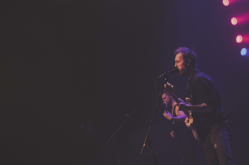 Alberta's hard rock band Royal Tusk performing at The Park Theatre.