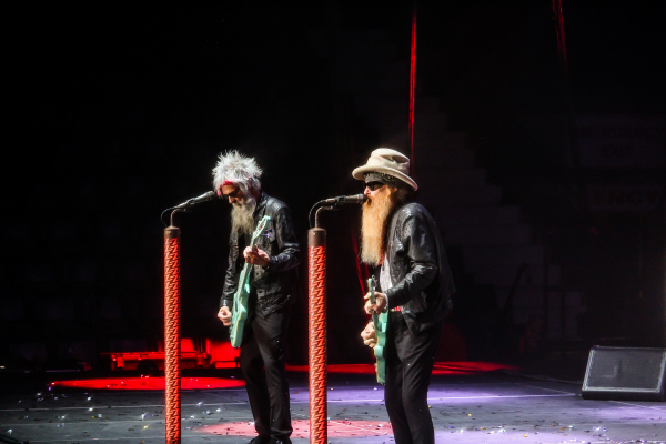 ZZ Top performing in Regina, SK as part of their Spring 2022 Canadian tour.