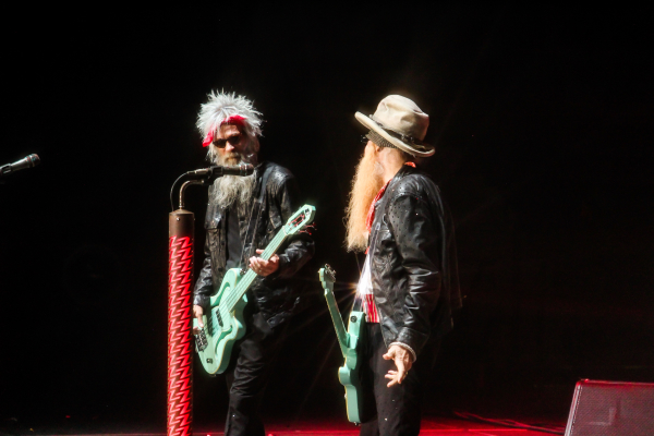 ZZ Top performing in Regina, SK as part of their Spring 2022 Canadian tour.