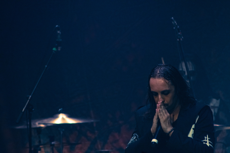 Gothic metal/alternative metal band Lacuna Coil performing at Winnipeg's Park Theatre.