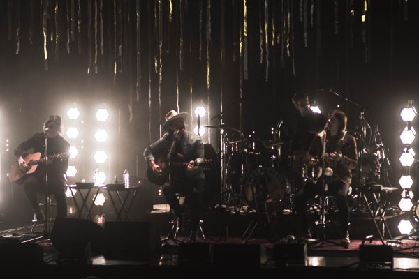 NEEDTOBREATHE beginning their tour, performing at Winnipeg's Burton Cummings Theatre.