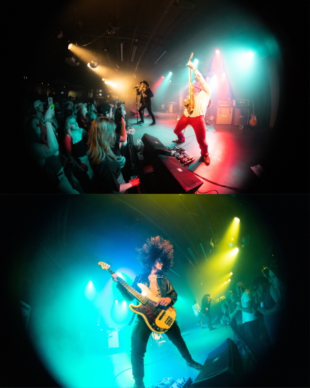 Dirty Honey rocking the stage of Louis' in Saskatoon, SK.