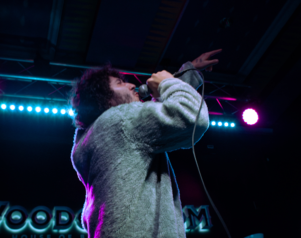 Franklin Jonas making a surprise performance opening for Jake Miller in San Diego.