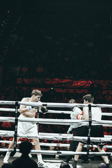 Influencers, creators, and youtubers boxing for charity at Yuengling Center in Florida as part of the Creator Clash event.