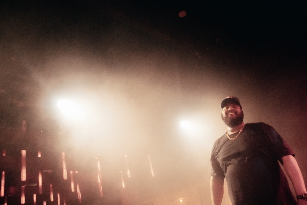 King Mookz performing at the Exchange Event Centre in Winnipeg, Manitoba.