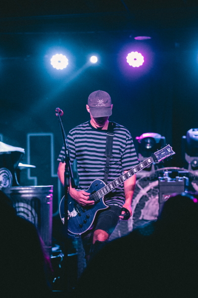 Post-hardcore band VRSTY making their presence known to the Fargo crowd at the TAK Music Venue.