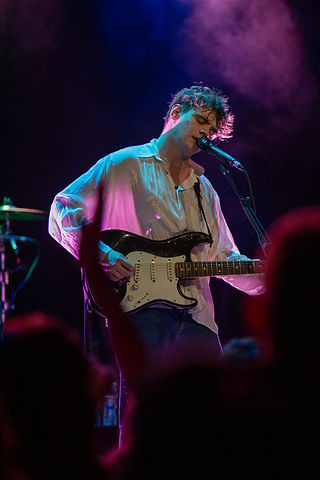 The Academic performing at the Bowery Ballroom in NYC.