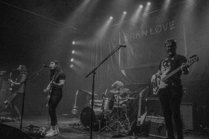 Toronto rockers BRKN Love performing at The Park Theatre.