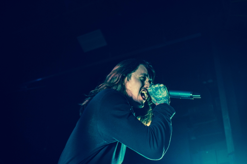 Post-hardcore/metalcore band Bad Omens performing at Winnipeg's Park Theatre.