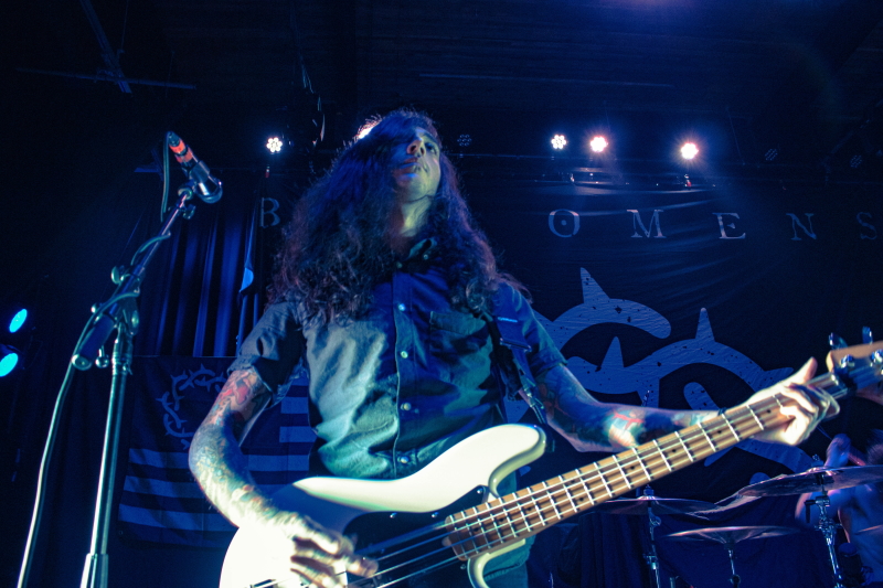 Post-hardcore/metalcore band Bad Omens performing at Winnipeg's Park Theatre.