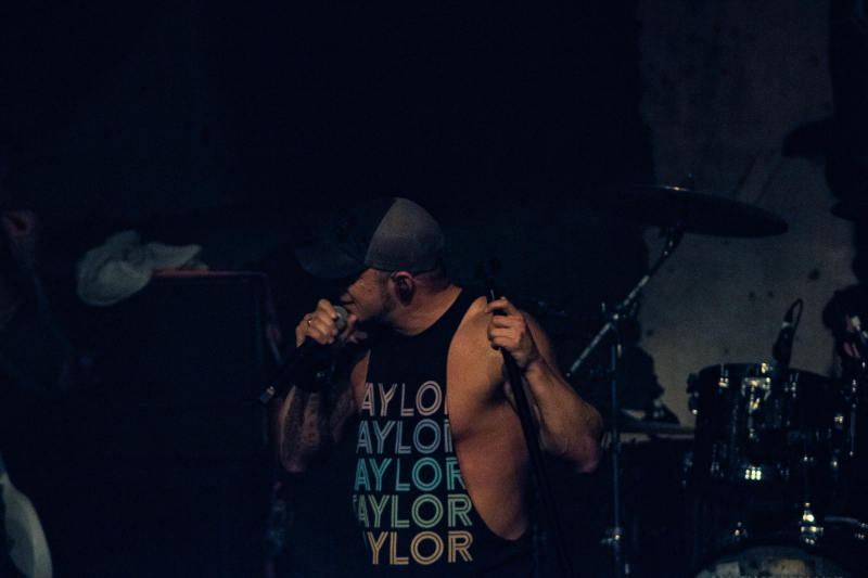 Alternative metal band All That Remains performing at Winnipeg's Park Theatre.