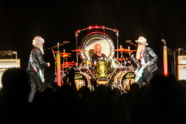 ZZ Top performing in Regina, SK as part of their Spring 2022 Canadian tour.