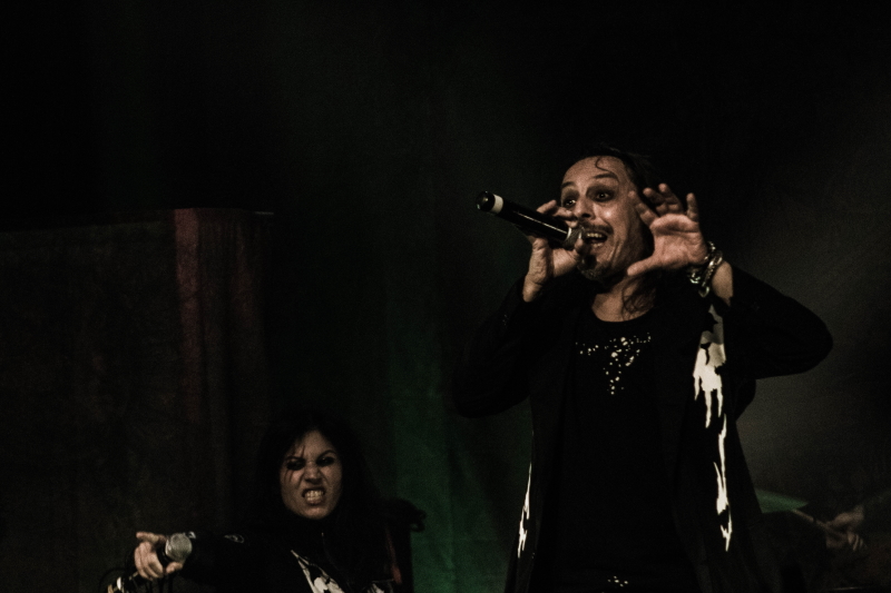 Gothic metal/alternative metal band Lacuna Coil performing at Winnipeg's Park Theatre.