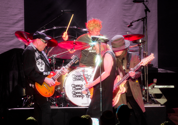 Cheap Trick performing in Regina, SK on the Brandt Centre stage.