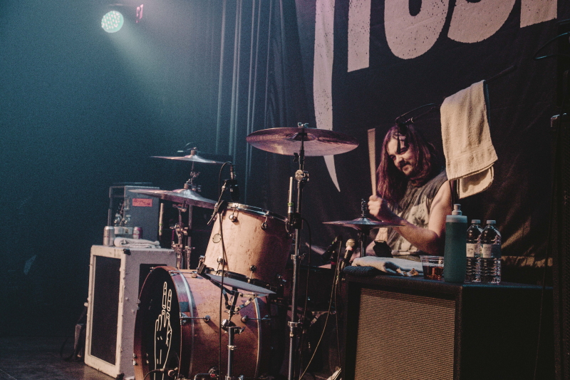 Alberta's hard rock band Royal Tusk performing at The Park Theatre.