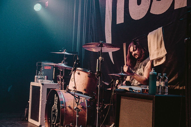Alberta's hard rock band Royal Tusk performing at The Park Theatre.