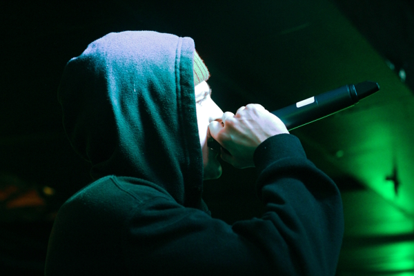 Postwar headlining a set at Winnipeg's Bulldog Event Centre.
