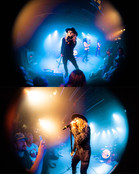 Dirty Honey rocking the stage of Louis' in Saskatoon, SK.