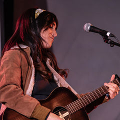 Andie Therio performing at the 2026 edition of Festival du Voyageur in Winnipeg.