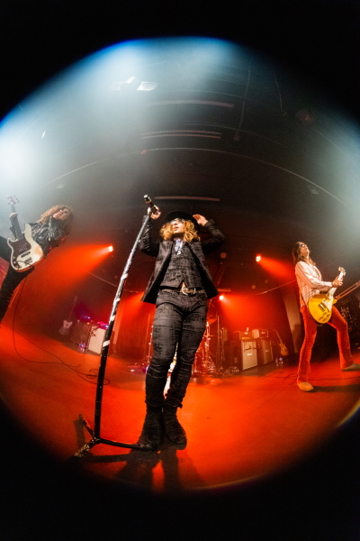 Dirty Honey rocking the stage of Louis' in Saskatoon, SK.