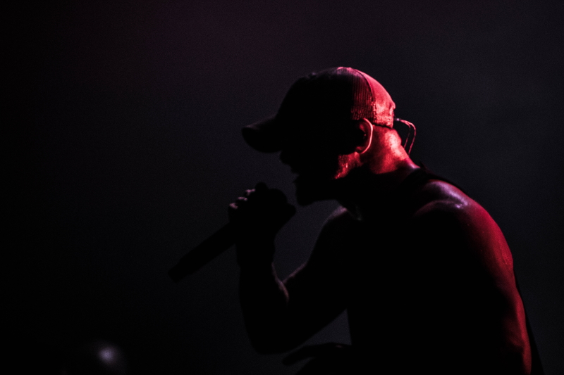 Alternative metal band All That Remains performing at Winnipeg's Park Theatre.