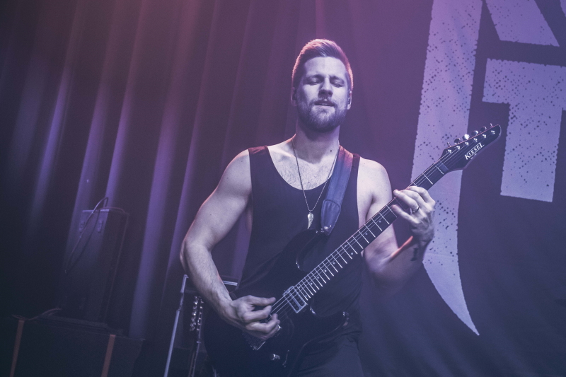 Alberta's hard rock band Royal Tusk performing at The Park Theatre.