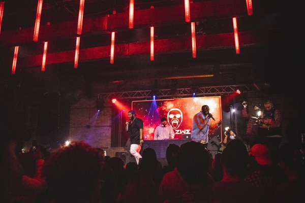 Myazwe performing at the Exchange Event Centre in Winnipeg, Manitoba.