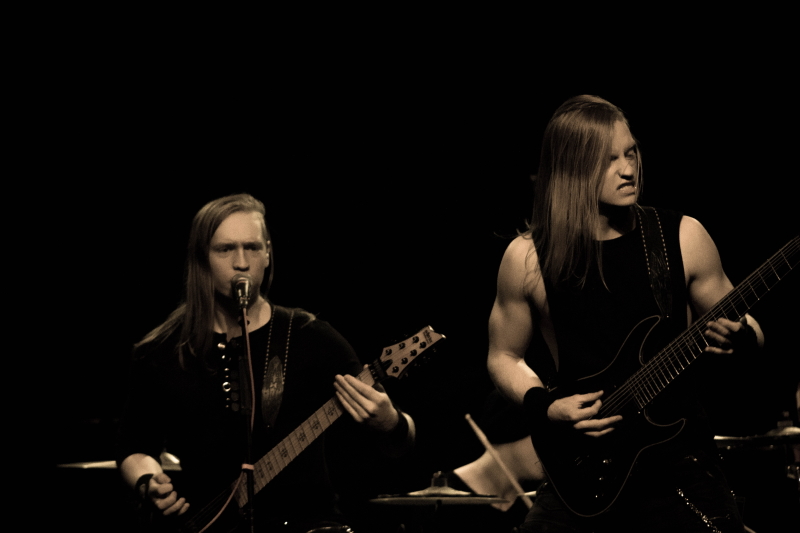 Metal band Uncured performing at The Park Theatre in Winnipeg.