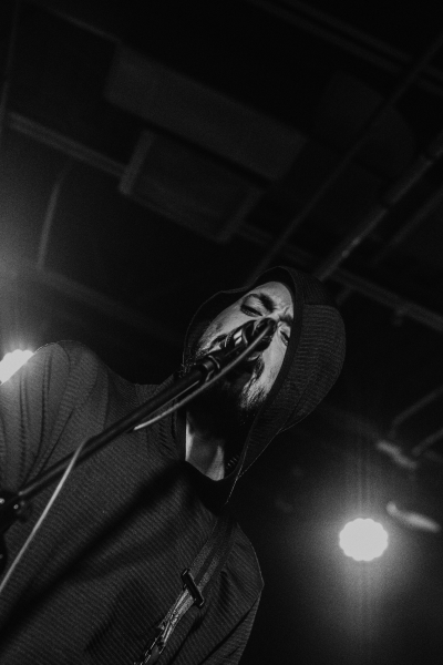 Post-hardcore band VRSTY making their presence known to the Fargo crowd at the TAK Music Venue.