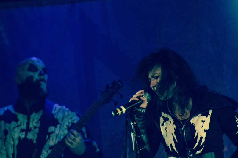 Gothic metal/alternative metal band Lacuna Coil performing at Winnipeg's Park Theatre.