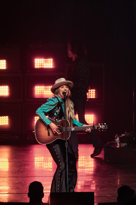Lainey Wilson performing at the Centennial Concert Hall in Winnipeg.