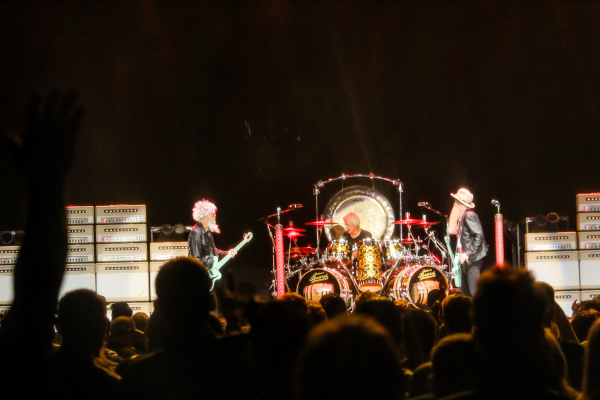 ZZ Top performing in Regina, SK as part of their Spring 2022 Canadian tour.