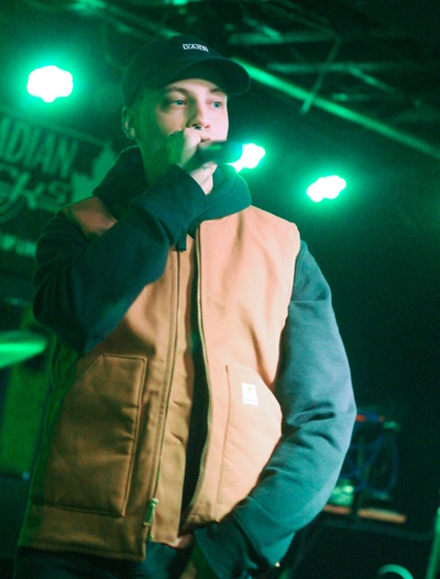 Die Cute performing in Winnipeg.