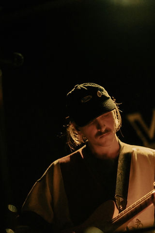 Pop-duo DWLLRS performing at the Voodoo Room in San Diego, California.