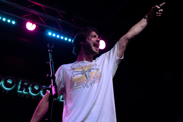 HARIZ performing at the House of Blues in San Diego.