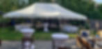 Tent and lounge furnishings for a company event