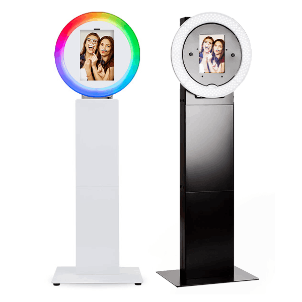 Two selfie station booths for event rentals