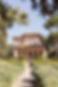 The Fonteverde and its neatly trimmed garden in Tuscany