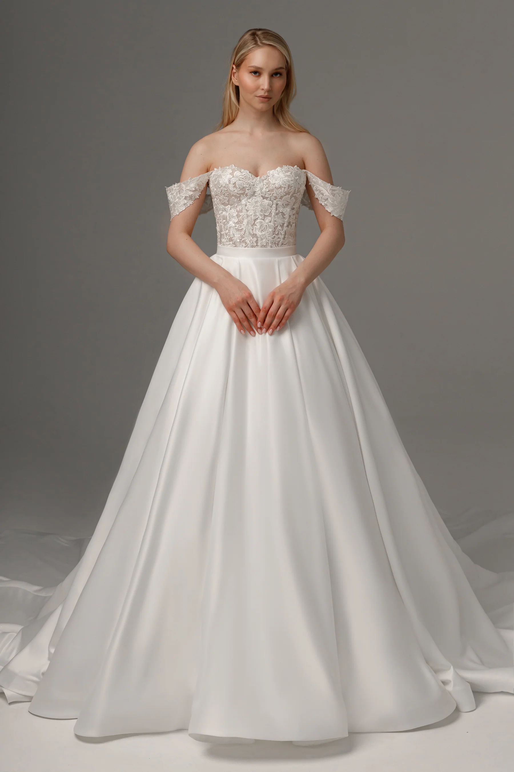 2 in 1 Wedding Dress Mitsis With Detachable Protea Skirt from Olivia Bottega