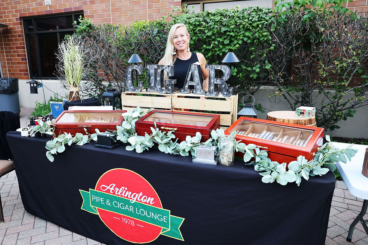 Cigar bar at a Medinah Shrine event