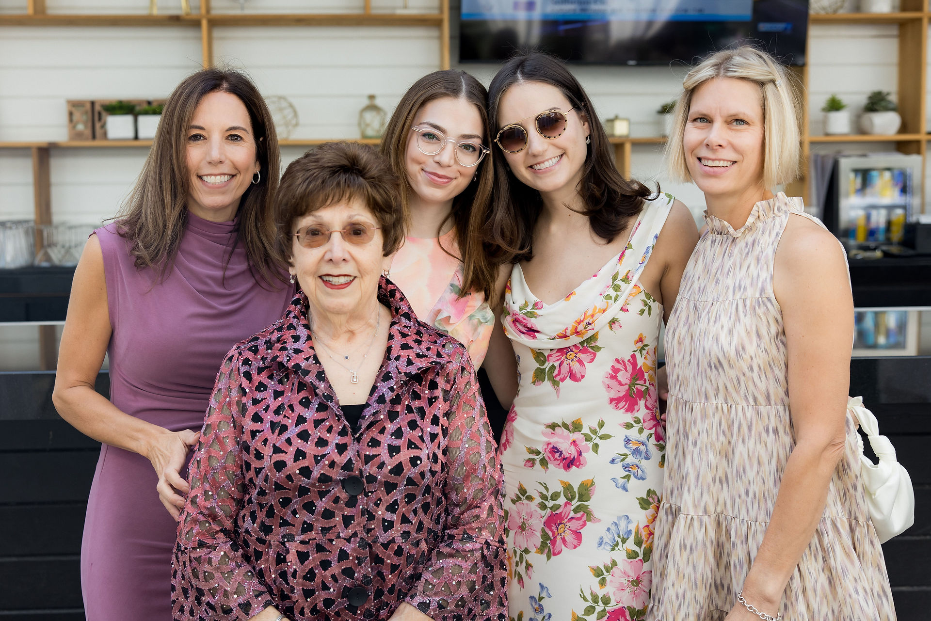 Bride to be with loved ones