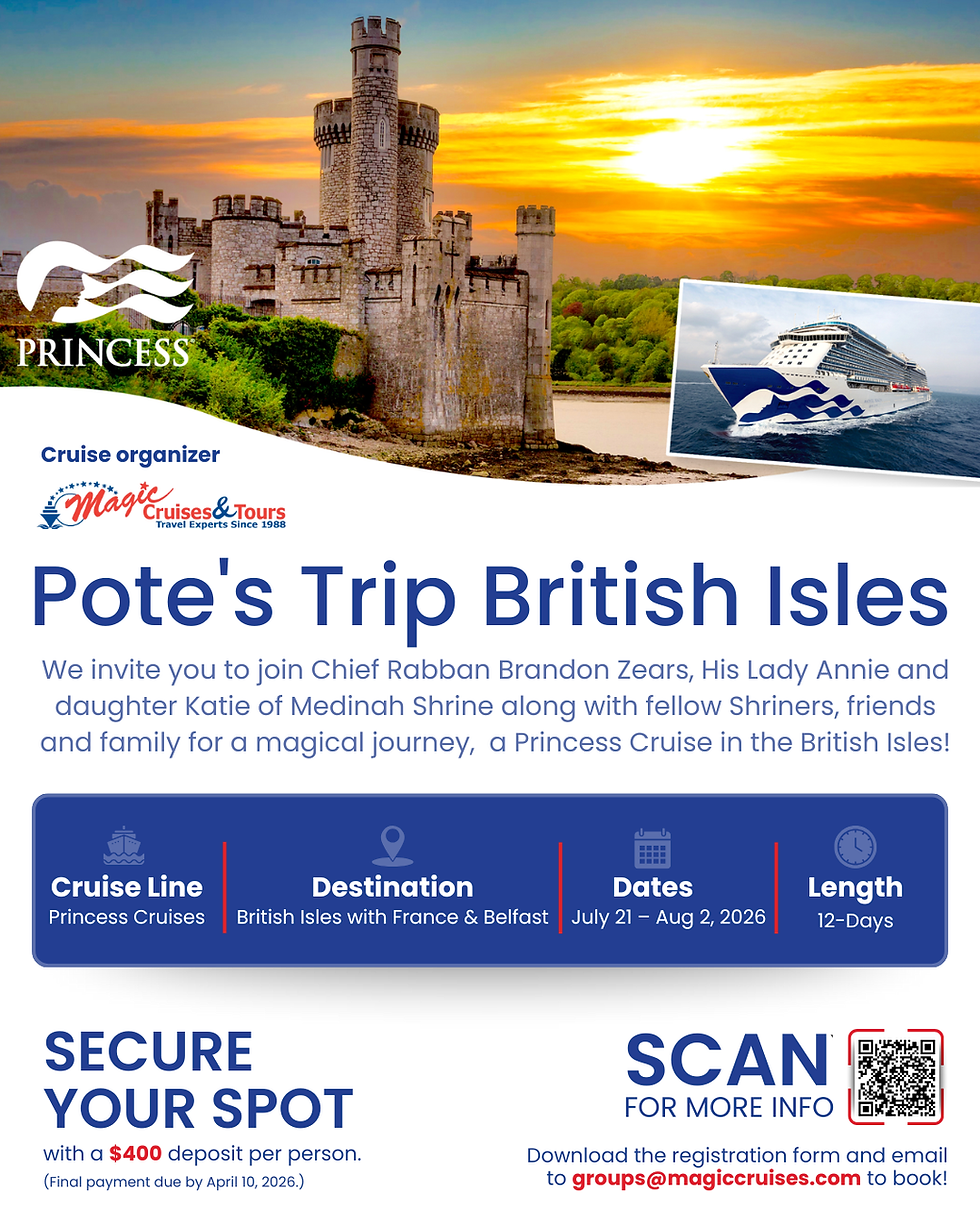 2026 Pote's Trip British Isles
