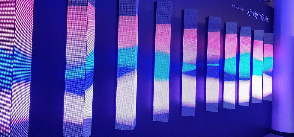 Immersive museum event space at WNDR Museum in Chicago's West Loop