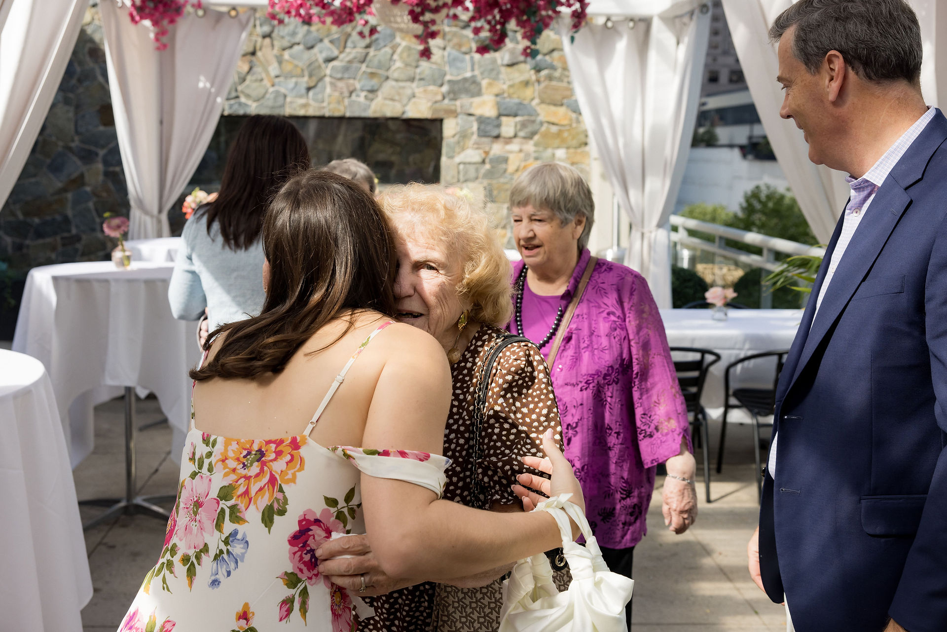 Bride to be with loved ones